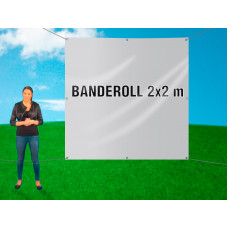 Banderoll 2x2 meter